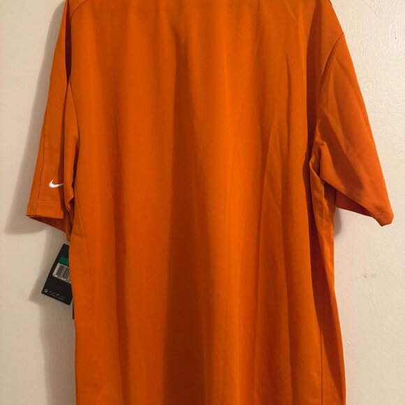 Nike Dri-FIT Golf Polo Shirt Men's Size XL Orange Performance Moisture Wicking - Picture 4 of 4